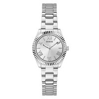cadran argenté fond argenté bracelet acier argenté