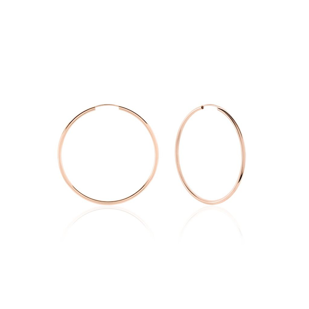 Cr&eacute;oles Valencina Or Rose - Cr&eacute;oles Femme | Marc Orian