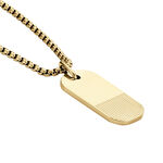 Colliers Phebus Him Acier Jaune - Colliers fantaisie Homme | Marc Orian