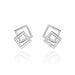 Boucles D'oreilles Puces Argent Blanc Maysoon Oxydes De Zirconium - Puces Femme | Marc Orian
