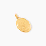 Pendentif Vierge Ovale Or Jaune - Bijoux personnalis&eacute;s Famille | Marc Orian