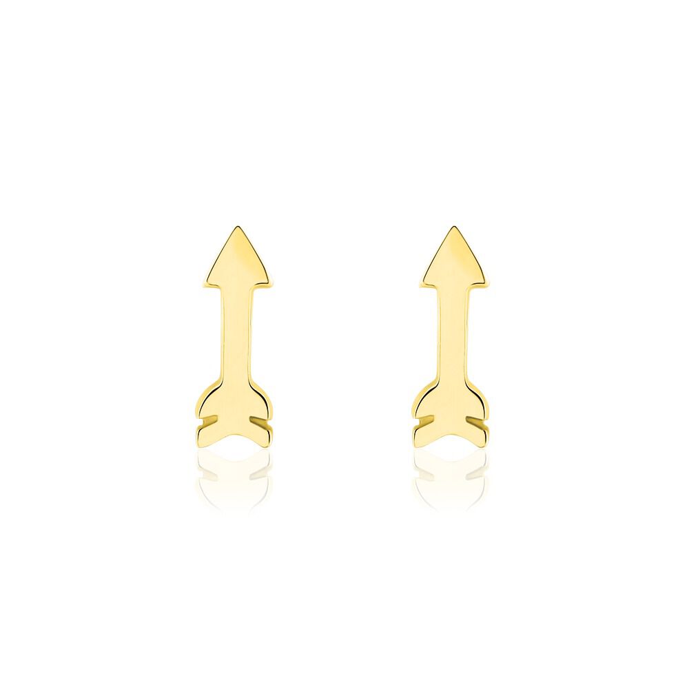 Boucles D'oreilles Puces Or Jaune Gnazi - Puces Femme | Marc Orian