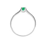 Bague Denise Or Blanc Emeraude Et Diamant - Bagues vintage Femme | Marc Orian