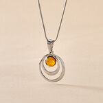 Collier Argent Blanc Alanna Ambre - Colliers avec pierres Femme | Marc Orian