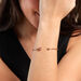 Bracelet Jonc Domitille Argent Rose Oxyde De Zirconium - Bracelets joncs Femme | Marc Orian