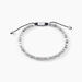 Bracelet Lisandro Acier Argenté - Bracelets cordons Homme | Marc Orian