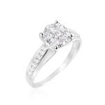 Bague Kate Ld Or Jaune Diamant Synthetique Blanc Diamant Synthetique - Parures de mariage Femme | Marc Orian