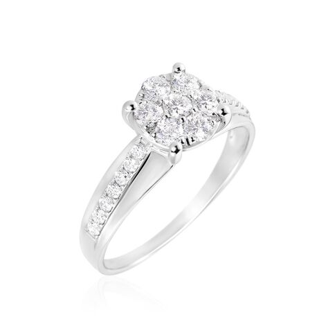 Bague Kate Ld Or Jaune Diamant Synthetique Blanc Diamant Synthetique - Parures de mariage Femme | Marc Orian
