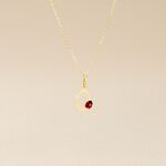 Pendentif Helidie Coccinelle Lettre Or Jaune - Pendentifs Enfant | Marc Orian