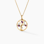 Pendentif Godolieba Or Jaune Rhodolite - Pendentifs Femme | Marc Orian