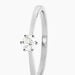 Bague Athena Platine Blanc Diamant - Solitaires Femme | Marc Orian