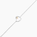 Bracelet Cleane Or Jaune Argent Blanc Oxyde De Zirconium - Bracelets cha&icirc;nes Femme | Marc Orian