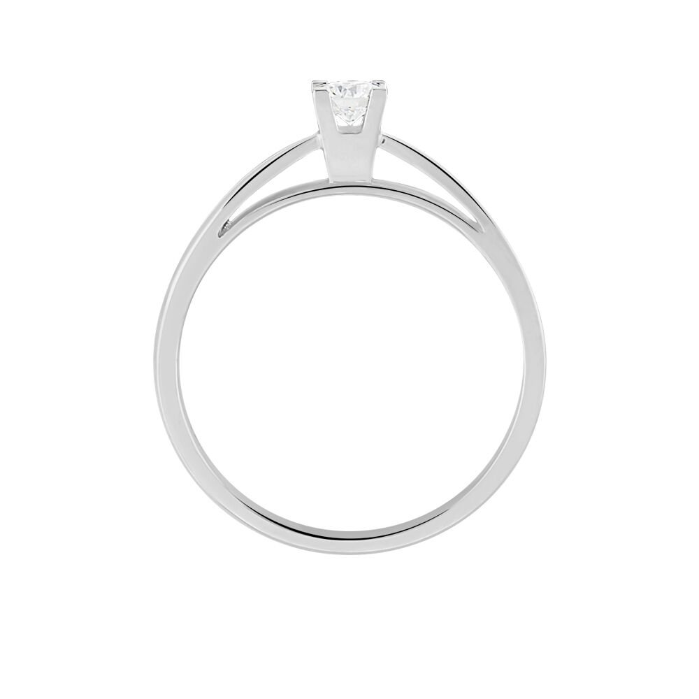 Bague Solitaire Tahyna Or Blanc Diamant - Solitaires Femme | Marc Orian