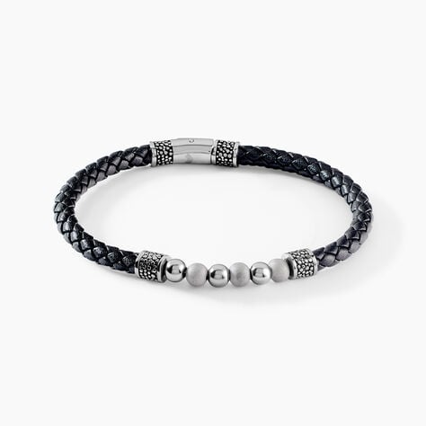 Bracelet Jourdan Pheonix Cuir Noir - Bracelets cuir Homme | Marc Orian