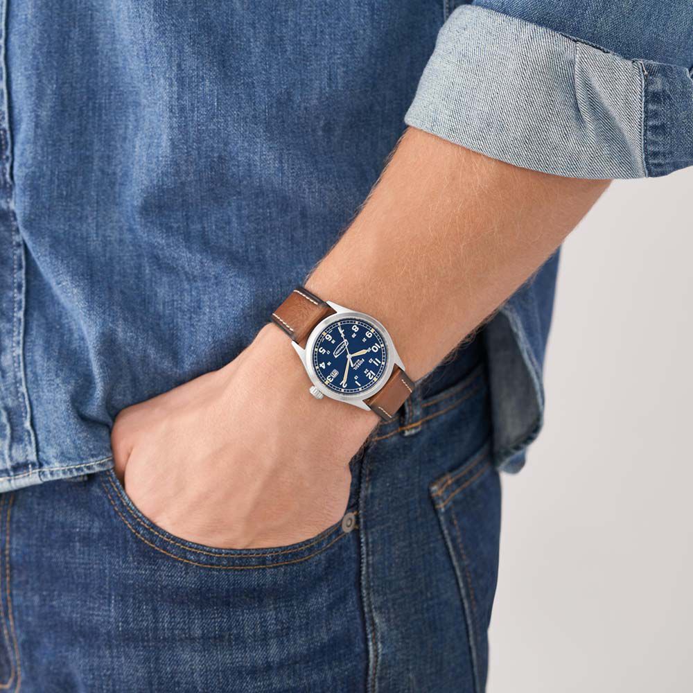 Montre Fossil Defender Bleu - Montres classiques Homme | Marc Orian