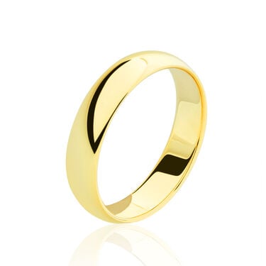 Alliance Demi Jonc Or Jaune