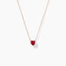 Collier Kelvyn Argent Rose Oxyde - Colliers avec pierres Femme | Marc Orian