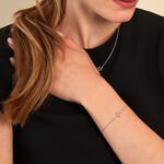 Bracelet Bess Argent Blanc - Bracelets fantaisie Femme | Marc Orian