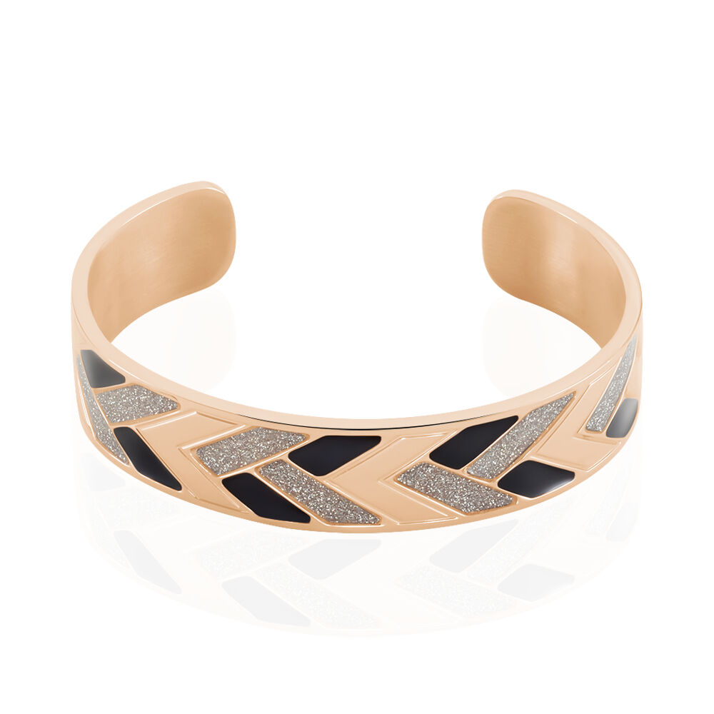 Bracelet Jonc Imagine Charlene Acier Rose - Bracelets joncs Femme | Marc Orian