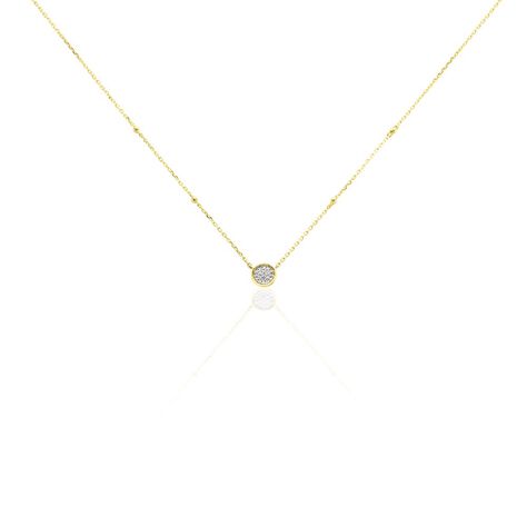 Collier Melisane Or Jaune Diamant - Colliers avec pierres Femme | Marc Orian