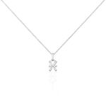 Collier Astra Argent Blanc Oxyde De Zirconium - Colliers avec pierres Femme | Marc Orian