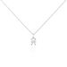 Collier Astra Argent Blanc Oxyde De Zirconium