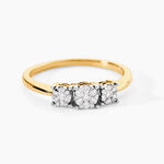 Bague Shaine Or Jaune Diamant - Bagues pierres pr&eacute;cieuses Femme | Marc Orian