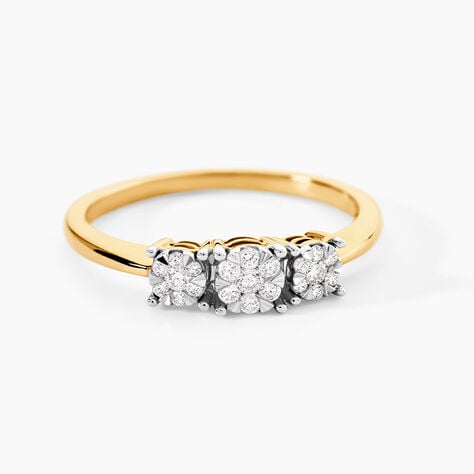 Bague Shaine Or Jaune Diamant - Bagues pierres pr&eacute;cieuses Femme | Marc Orian