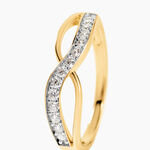 Bague Mounira Or Jaune Oxyde De Zirconium - Bagues avec pierre Femme | Marc Orian