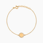 Bracelet Nehemiah Plaque Or Oxyde De Zirconium - Bracelets fantaisie Femme | Marc Orian