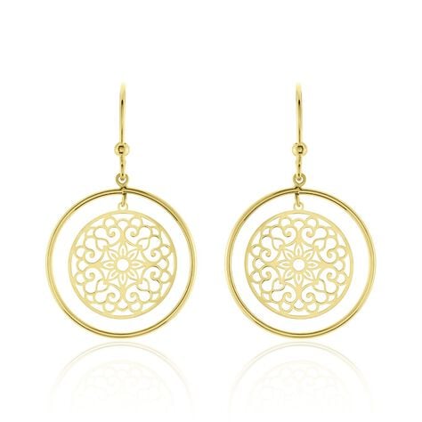 Boucles D'oreilles Serguiane Or Jaune - Pendantes Femme | Marc Orian