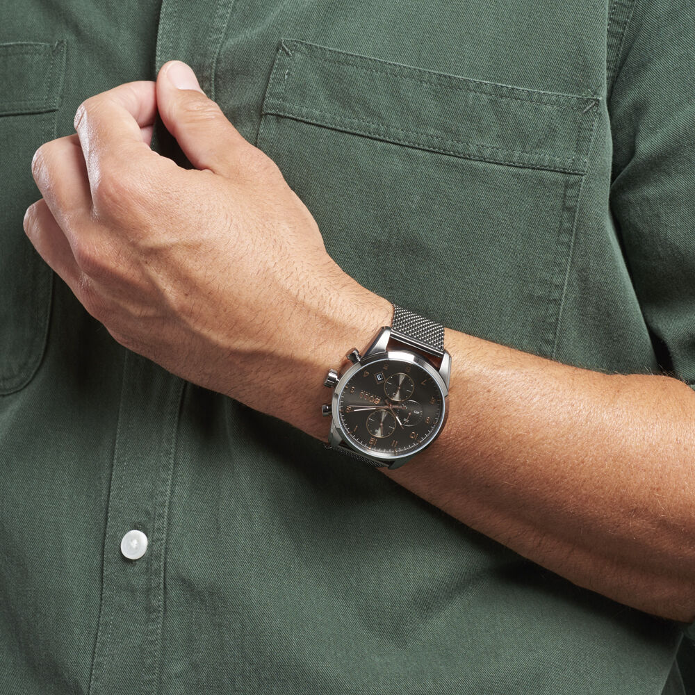 Montre hotsell homme grise