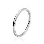 Alliance Isaac Demi Jonc Confort Or Blanc - Alliances personnalis&eacute;es Famille | Marc Orian