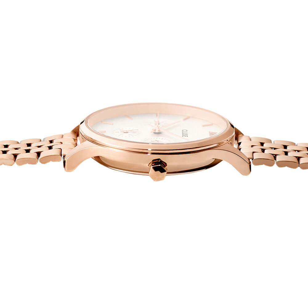 Montre Cluse Minuit Multifonction Blanc - Montres étanches Femme | Marc Orian