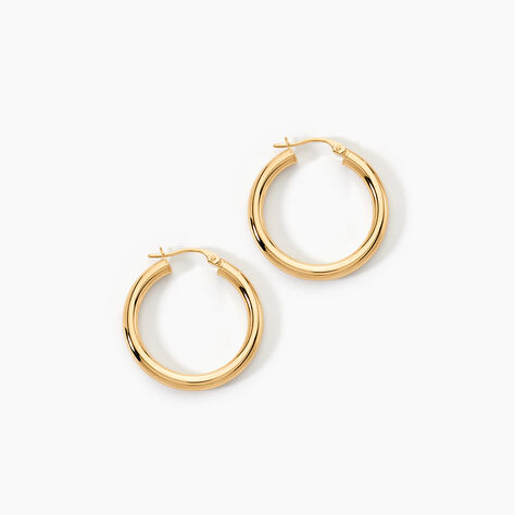 Cr&eacute;oles Ajania Or Jaune - Cr&eacute;oles Femme | Marc Orian