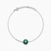 Bracelet Talismania Argent Blanc Malachite - Bracelets Medailles Femme | Marc Orian