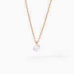 Collier Constantin Argent Rose Oxyde De Zirconium - Colliers avec pierres Femme | Marc Orian