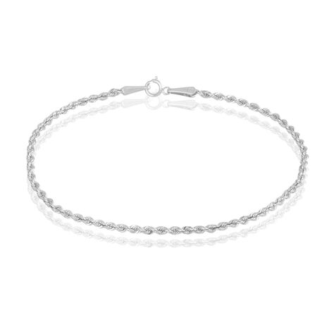 Bracelet Jerry Maille Corde Or Blanc - Bracelets mailles Femme | Marc Orian
