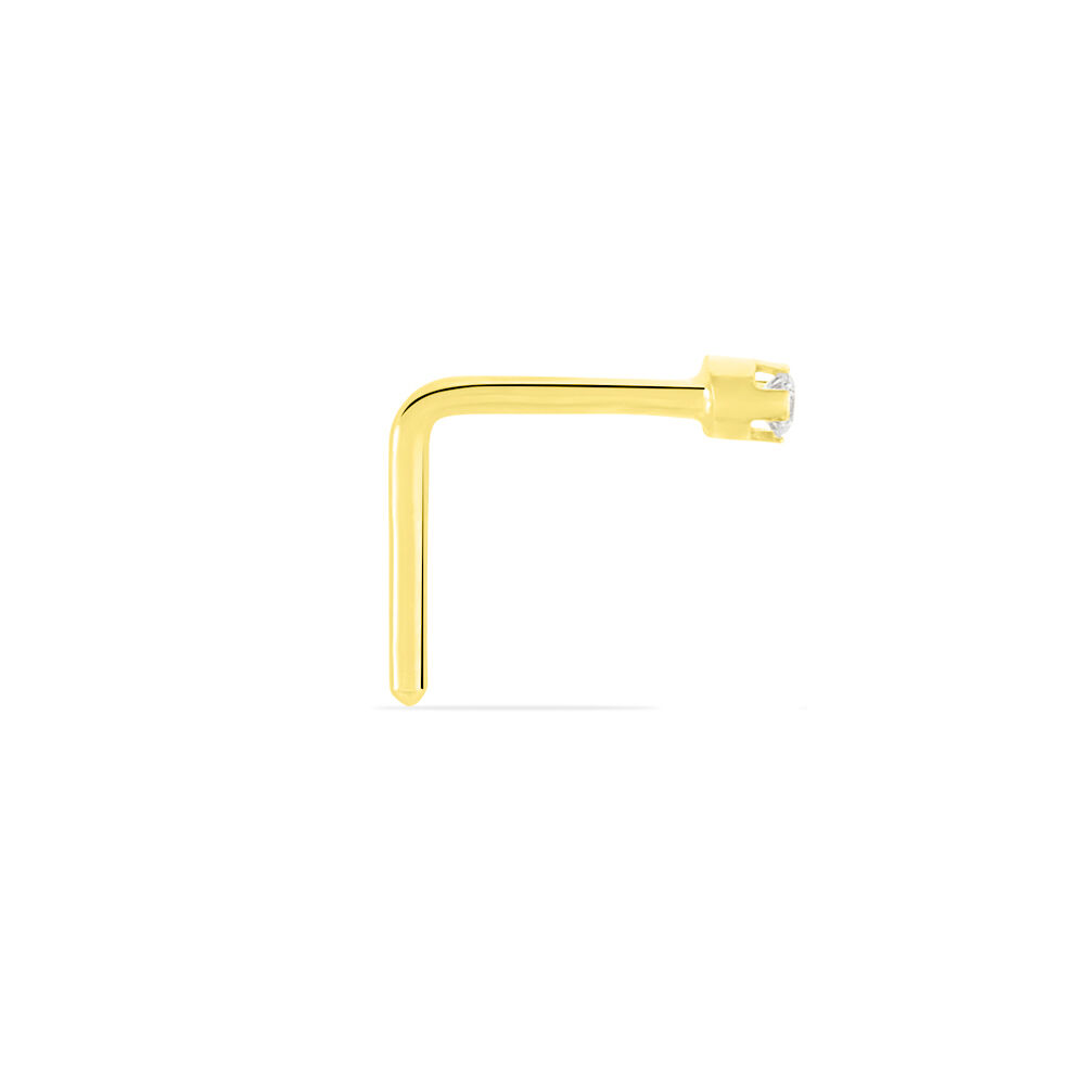 Piercing De Nez Demetrie Or Jaune Diamant - Piercing Nez Femme | Marc Orian