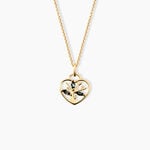Pendentif Baylee Argent Dor&eacute; A L'Or 750/1000 Topaze Oxyde De Zirconium - Pendentifs Femme | Marc Orian