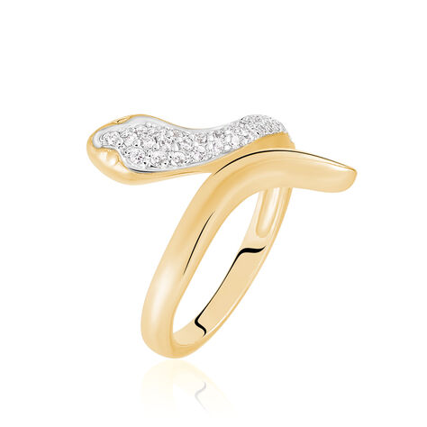 Bague Reyyanae Plaqué Or Jaune Oxyde De Zirconium - Bagues avec pierre Femme | Marc Orian