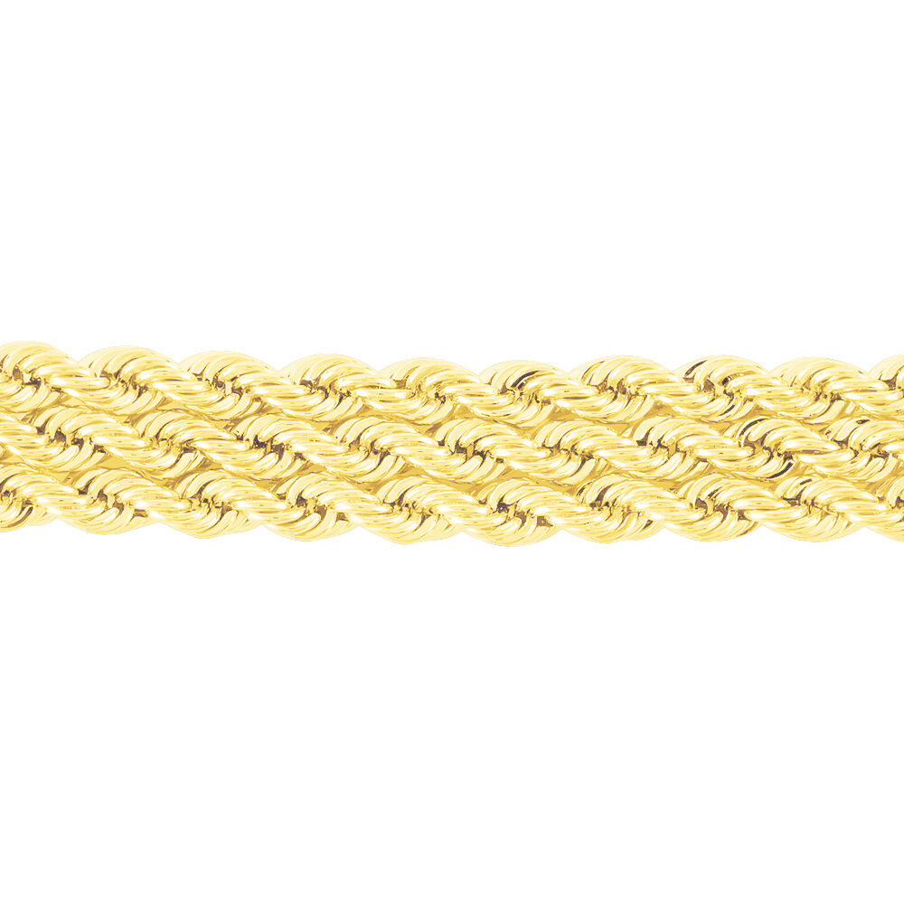 Bracelet Jerry Maille Corde 3 Rangs Or Jaune - Bracelets mailles Femme | Marc Orian