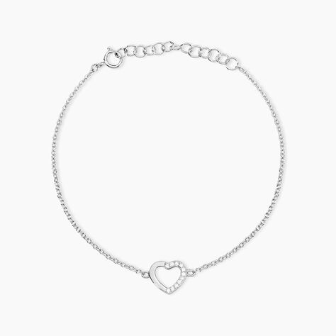 Bracelet Argent Saverio Oxydes De Zirconium - Bracelets Medailles Femme | Marc Orian