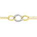 Bracelet Or Bicolore Quintilius - Bracelets chaînes Femme | Marc Orian