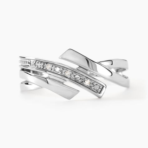 Bague Ainhoa Or Blanc Diamant - Bagues pierres précieuses Femme | Marc Orian