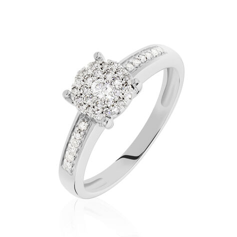 Bague Serena Or Blanc Diamant - Solitaires Femme | Marc Orian