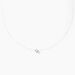 Collier Nylon Argent Blanc Oxyde - Colliers avec pierres Femme | Marc Orian