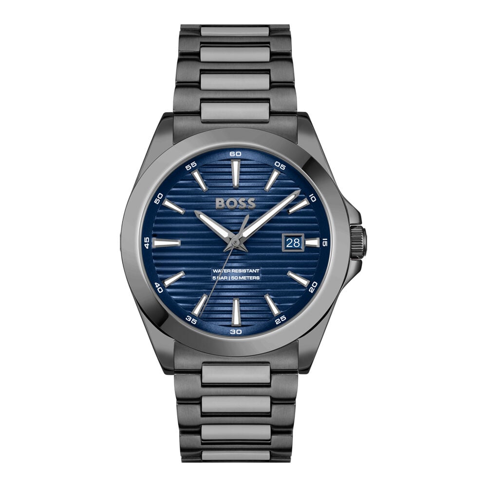 Montre Boss Strike Bleu - Fête des pères Homme | Marc Orian