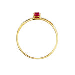 Bague Tanissia Or Jaune Rubis - Bagues vintage Femme | Marc Orian