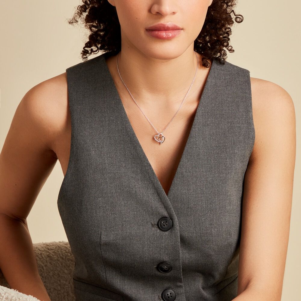Collier Beryl Argent Blanc Oxyde De Zirconium - Colliers avec pierres Femme | Marc Orian